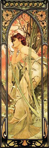 Evening Alphonse Mucha